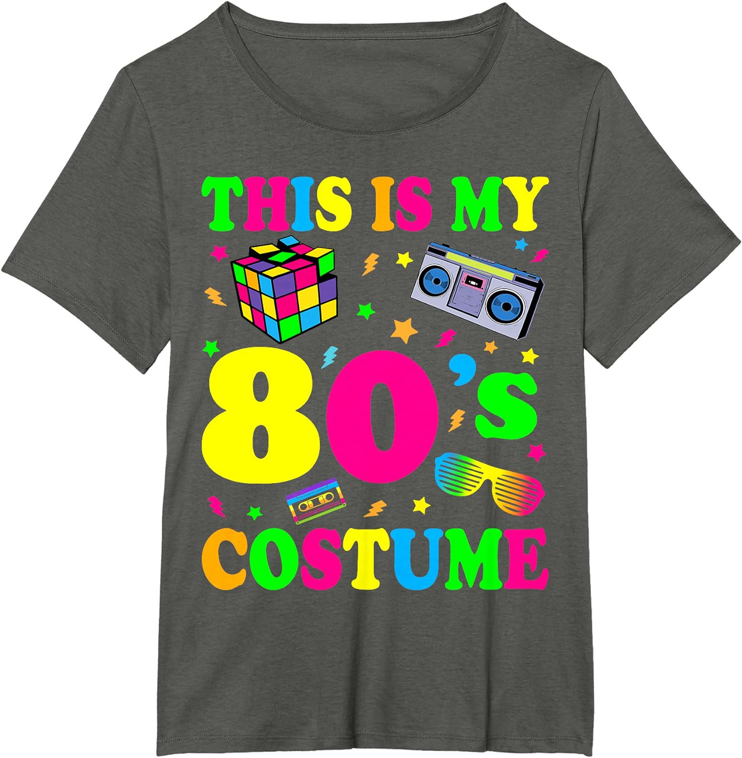 This is my 80's Costume Outfit Gifts Eighties Retro Party T-Shirt - Image 10