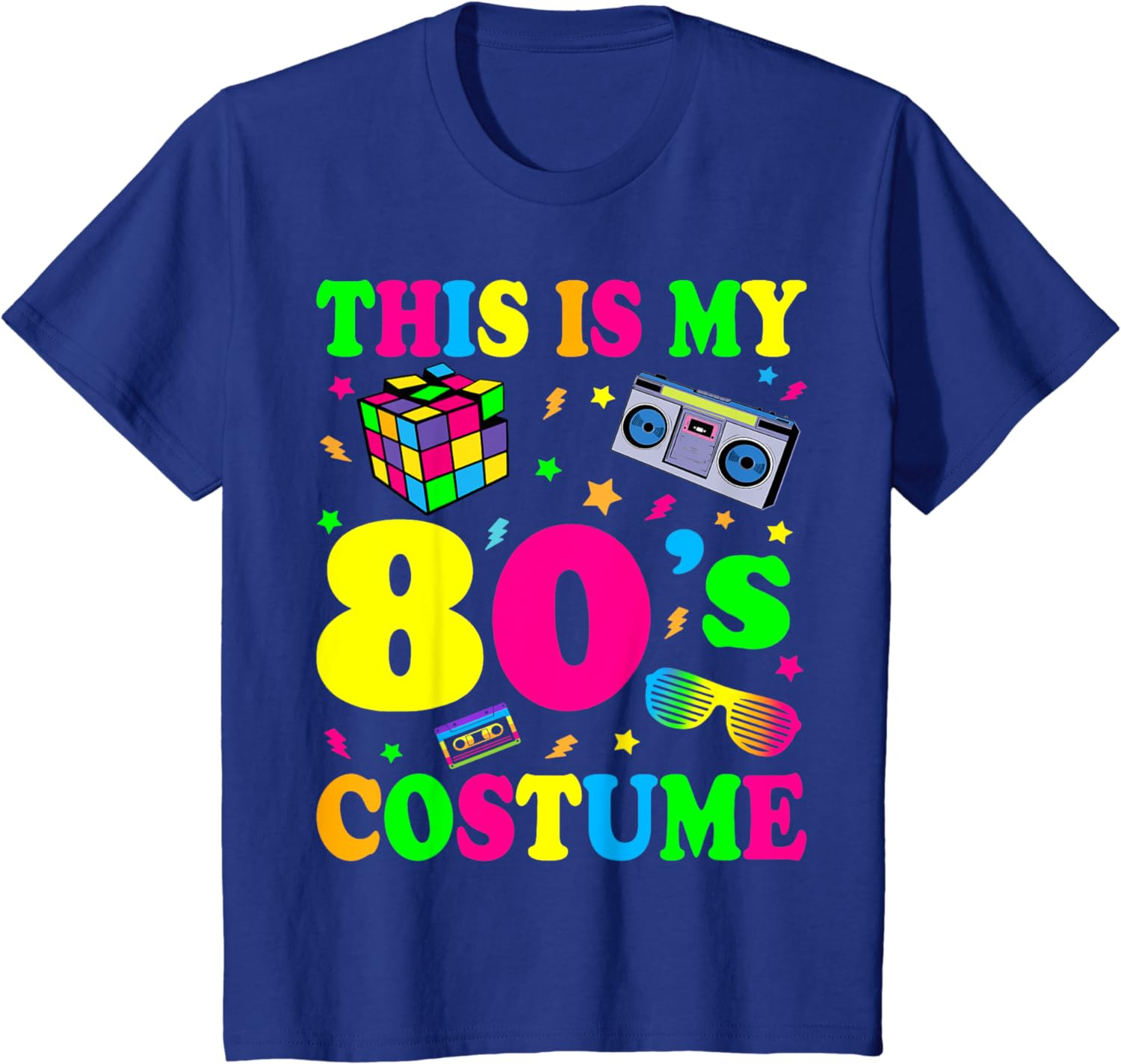 This is my 80's Costume Outfit Gifts Eighties Retro Party T-Shirt - Image 14