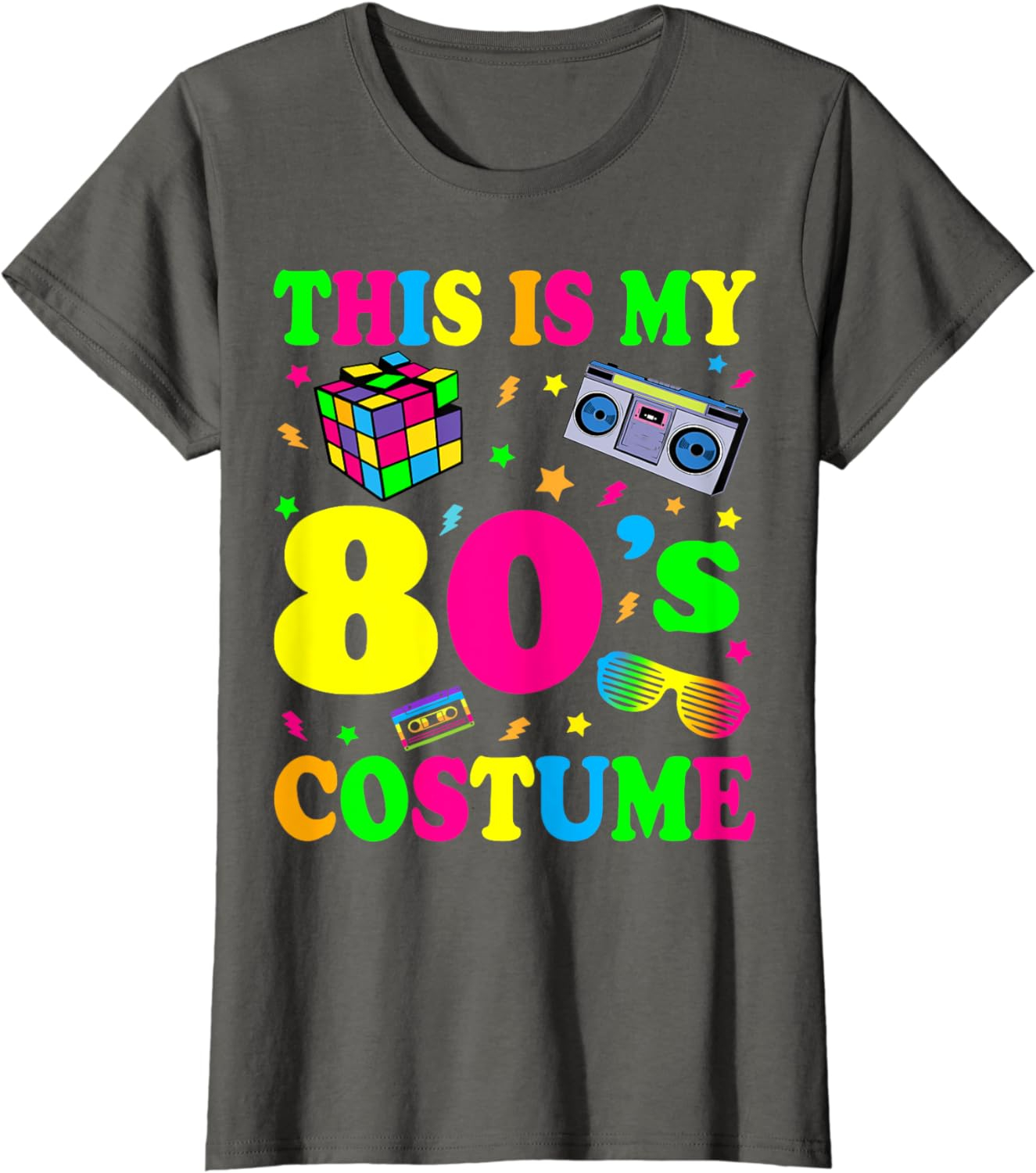 This is my 80's Costume Outfit Gifts Eighties Retro Party T-Shirt - Image 18