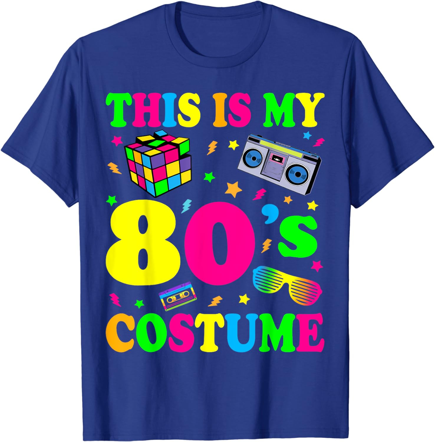 This is my 80's Costume Outfit Gifts Eighties Retro Party T-Shirt - Image 19