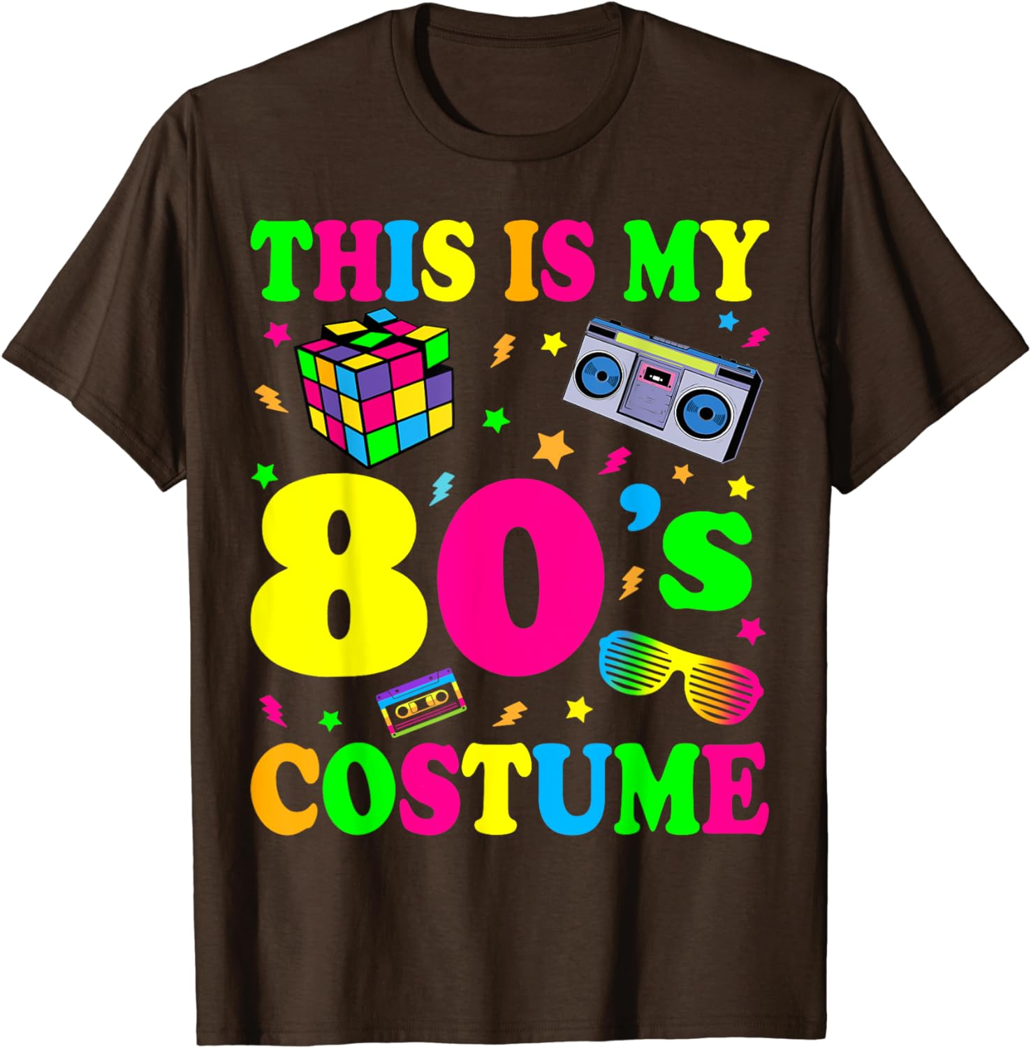 This is my 80's Costume Outfit Gifts Eighties Retro Party T-Shirt - Image 20