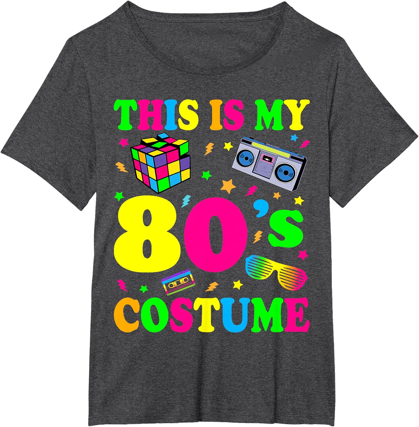 This is my 80's Costume Outfit Gifts Eighties Retro Party T-Shirt - Image 31