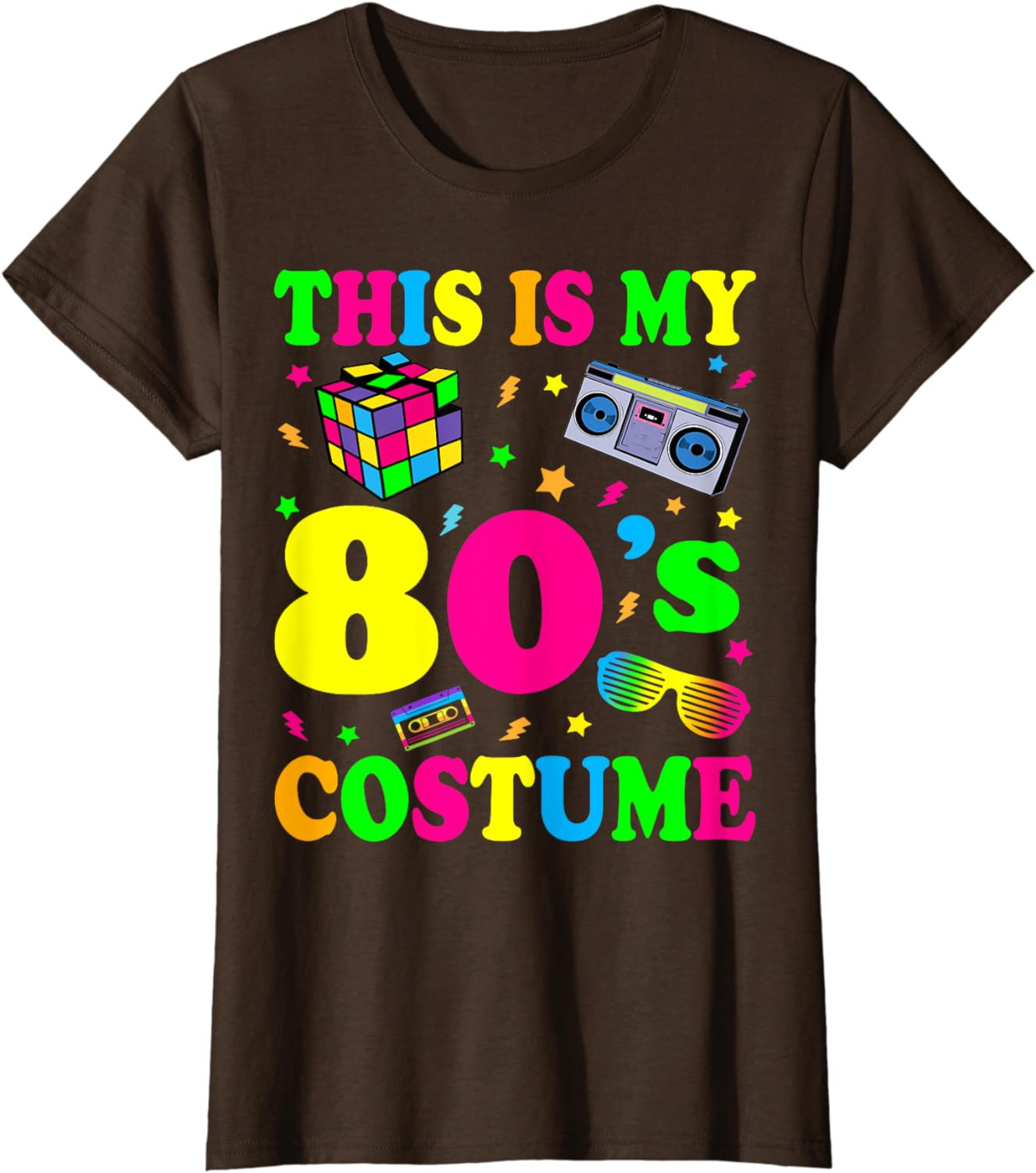 This is my 80's Costume Outfit Gifts Eighties Retro Party T-Shirt - Image 43