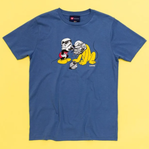 Good Boy Mickey And Pluto Troopers Blue T-Shirt from Chunk