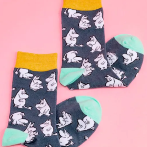 Navy Moomin Socks
