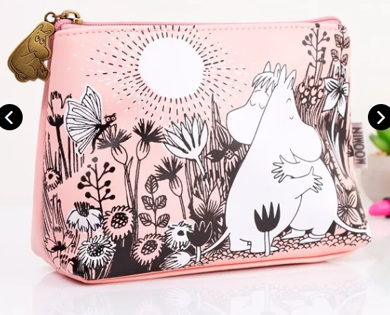 Pink Moomin Love Make Up Bag from House Of Disaster
