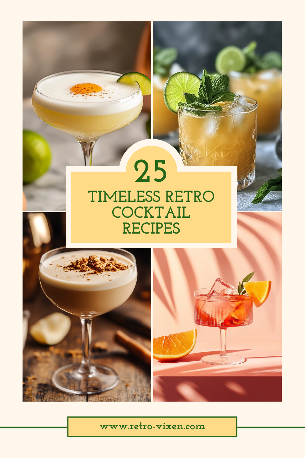 25 Retro Cocktail Recipes