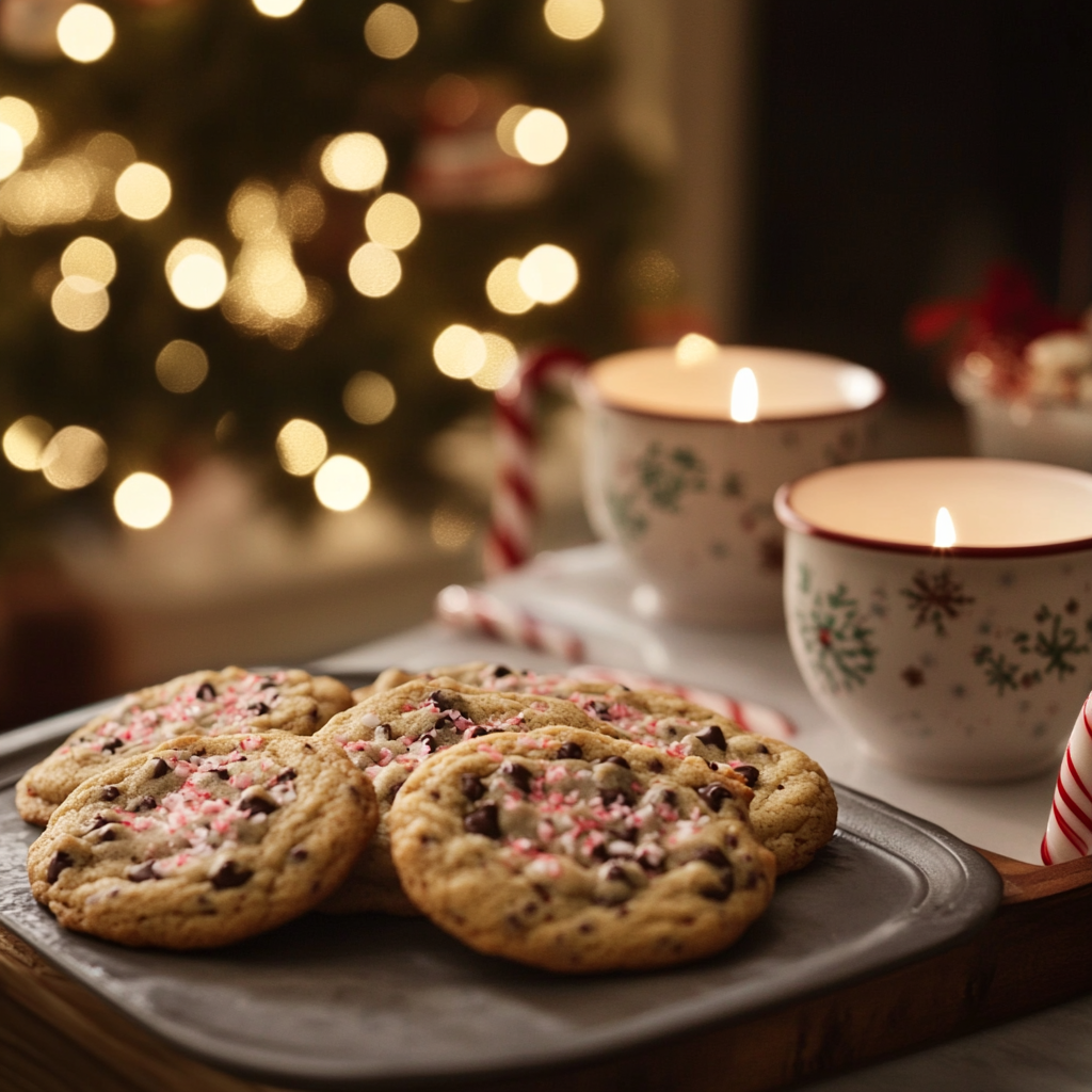 Chocolate Chip Peppermint Cookies