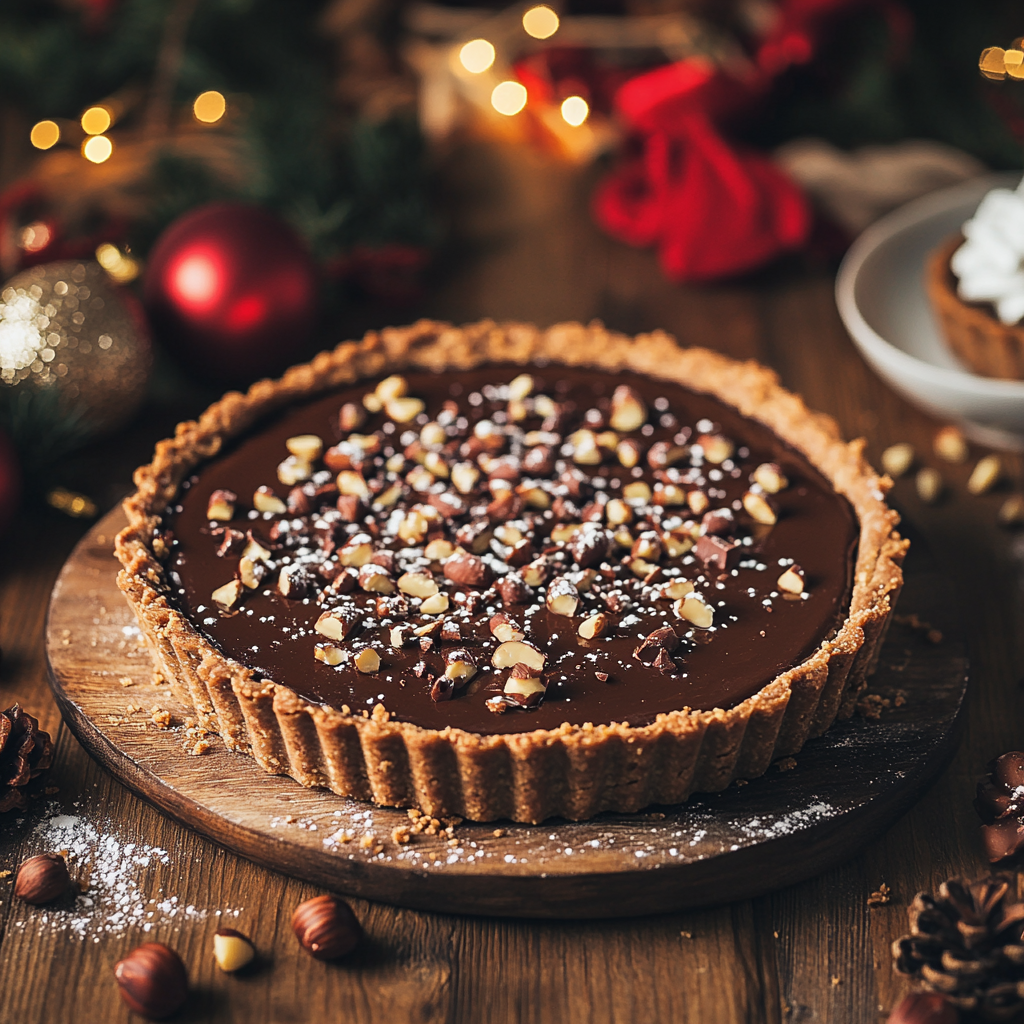 Chocolate Hazelnut Tart