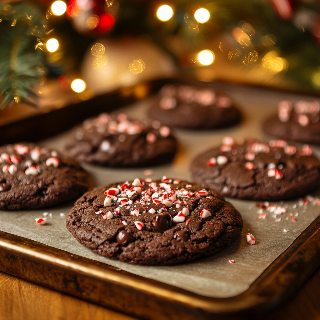 Chocolate Peppermint Cookies