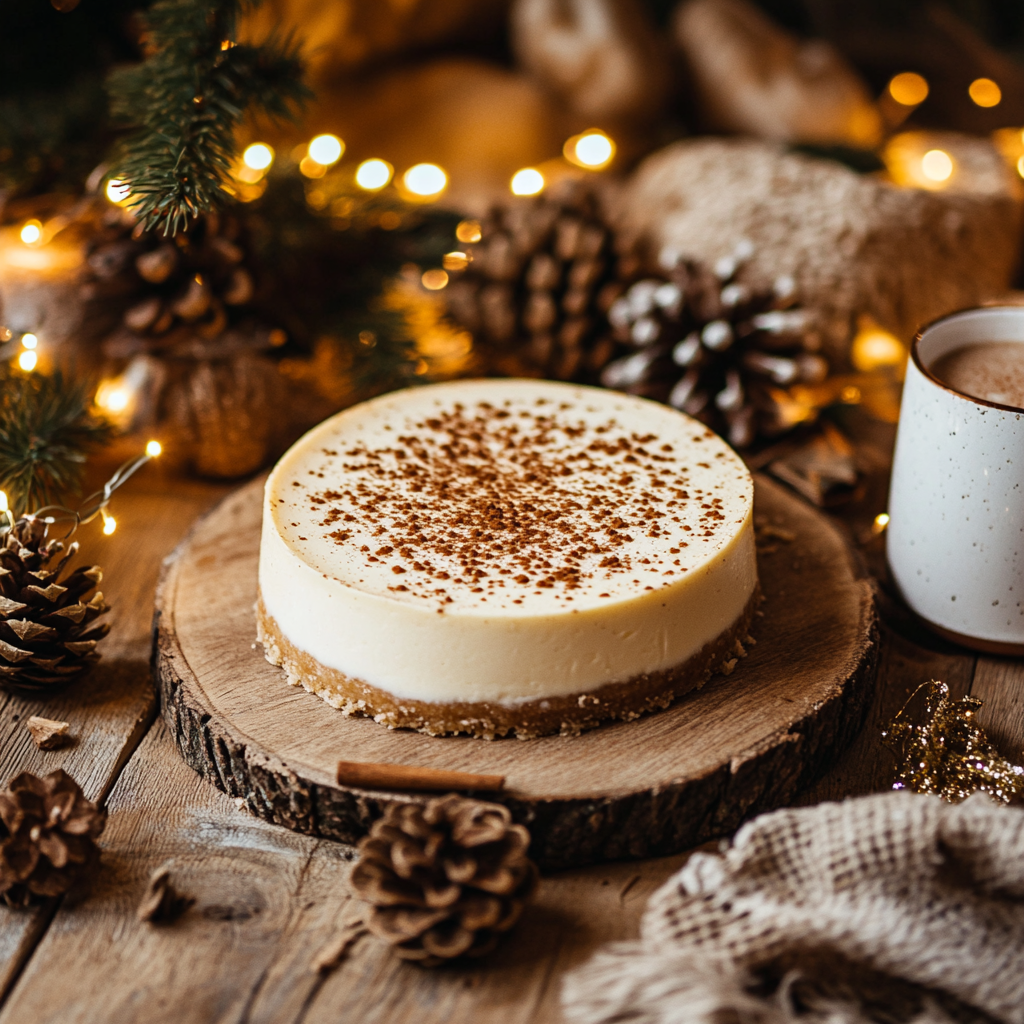 Eggnog Cheesecake