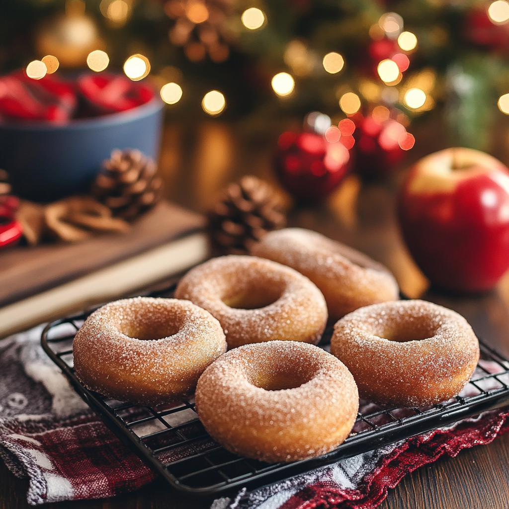 Spiced Apple Cider Donuts