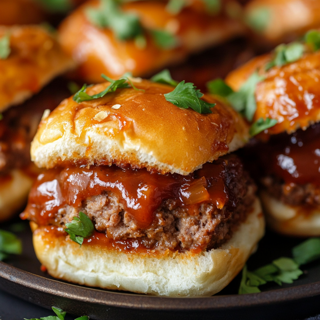 BBQ Meatloaf Sliders