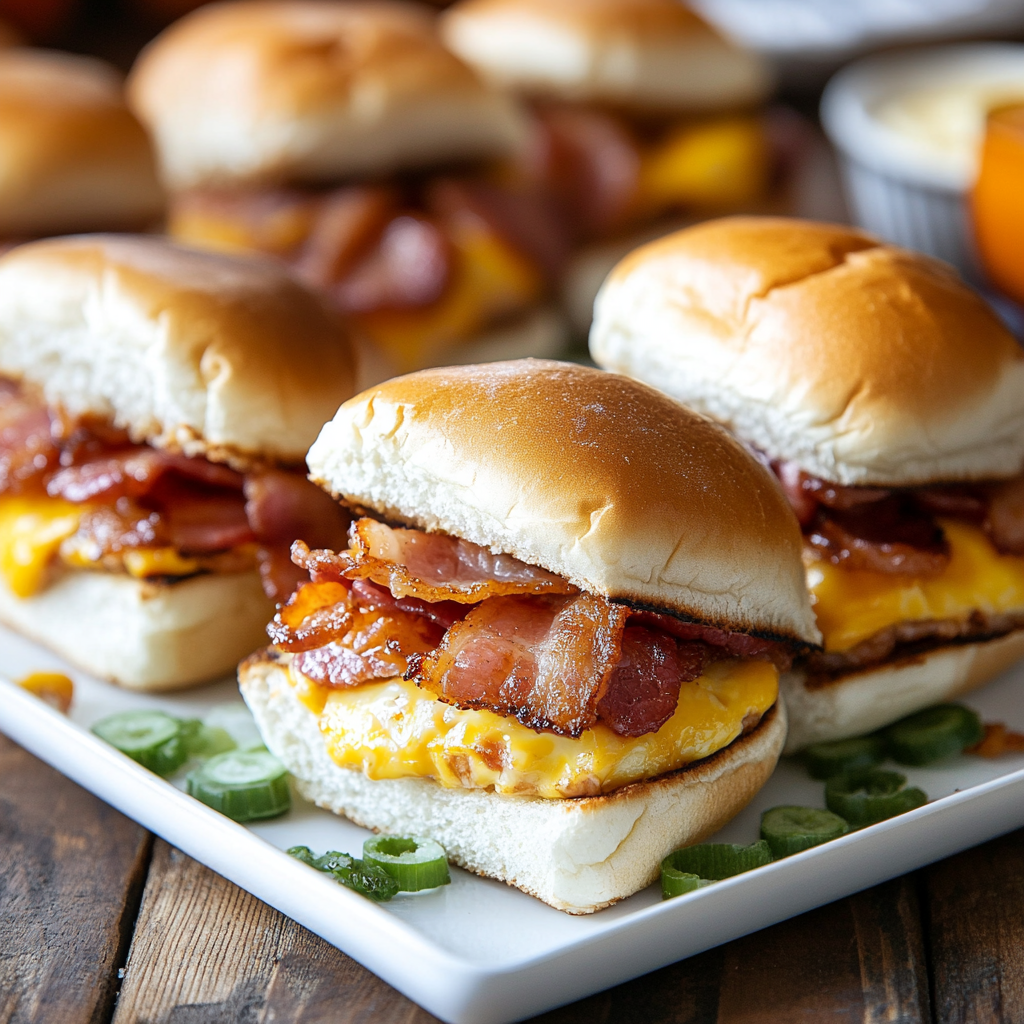 Bacon and Egg Breakfast Sliders