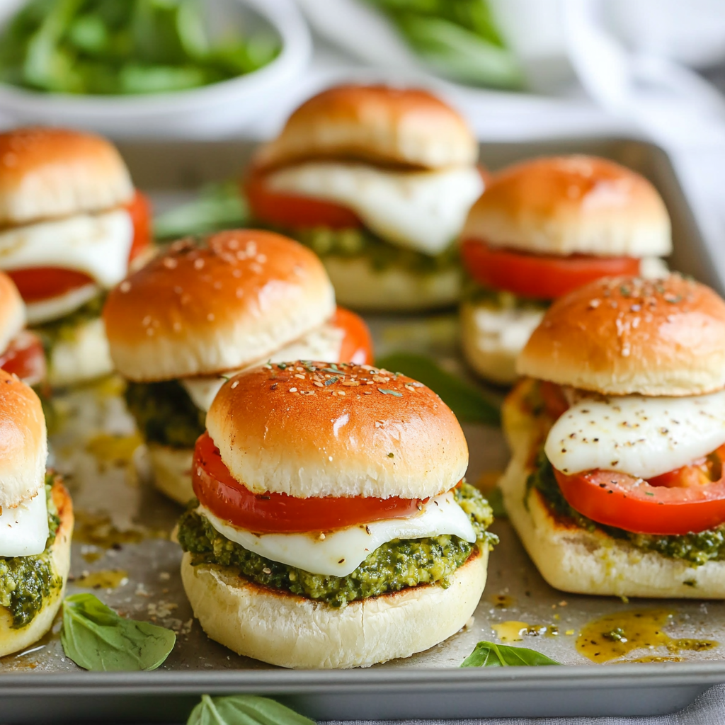 Caprese Pesto Sliders