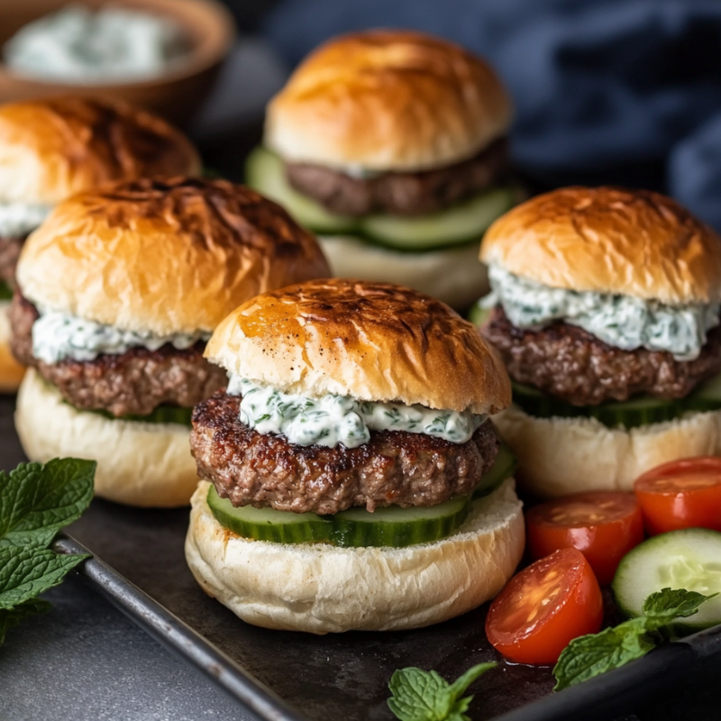 Greek Lamb Sliders