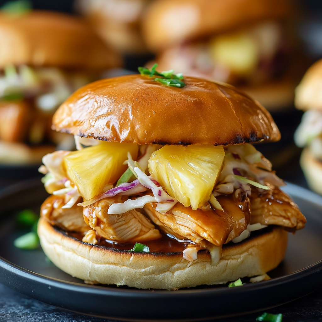 Teriyaki Chicken Sliders