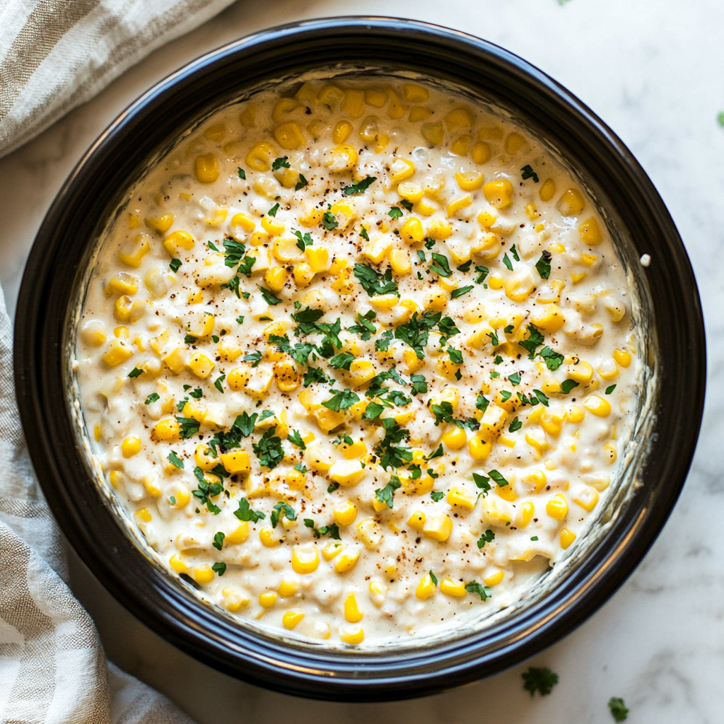 Crockpot Mexican Street Corn Dip