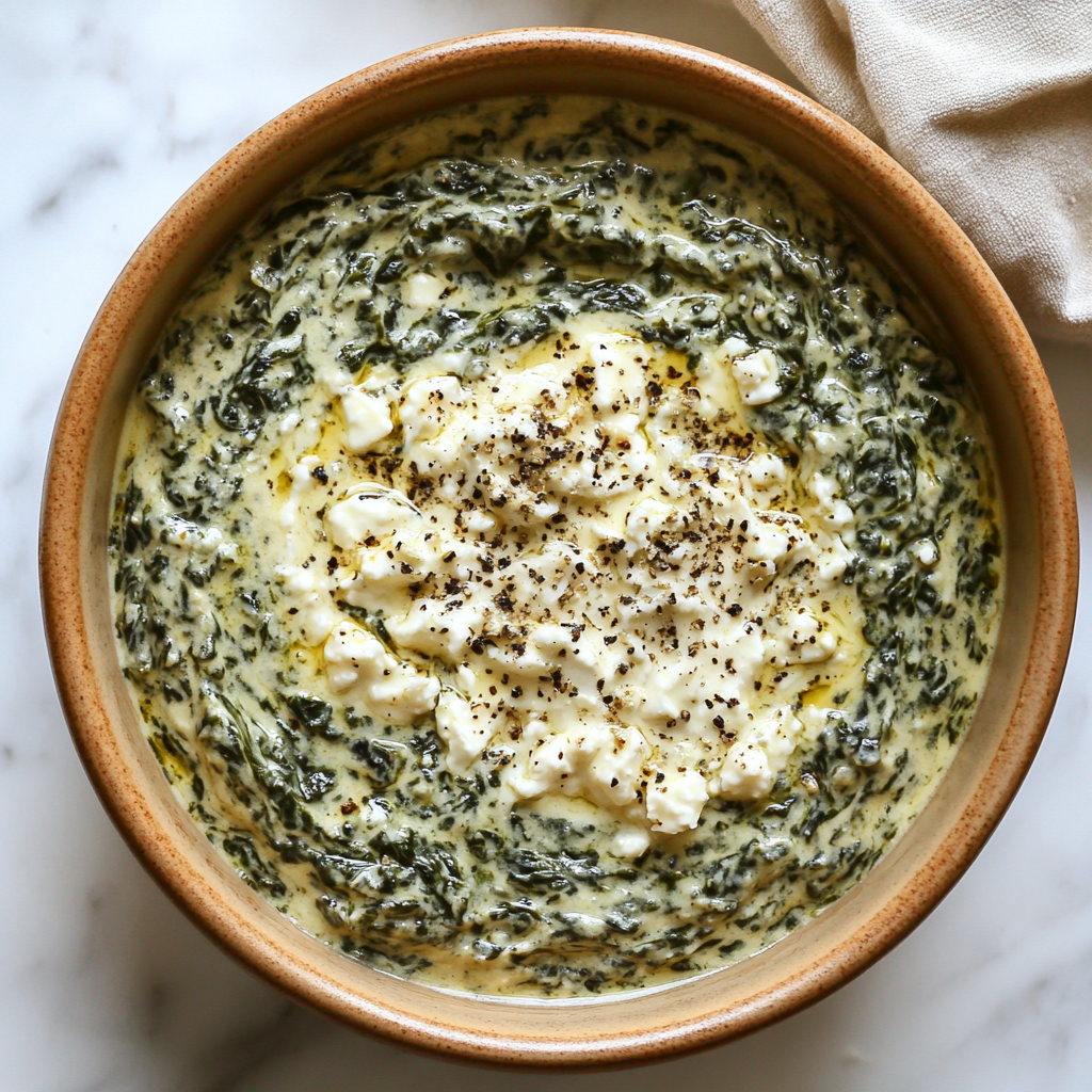 Crockpot Spinach and Feta Dip