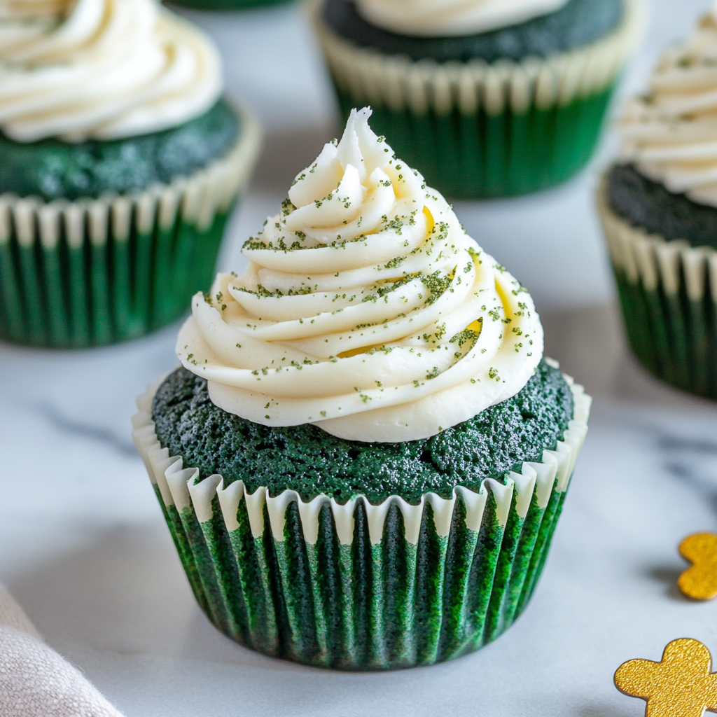 Green Velvet Cupcakes