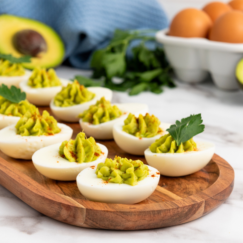 Avocado Deviled Eggs