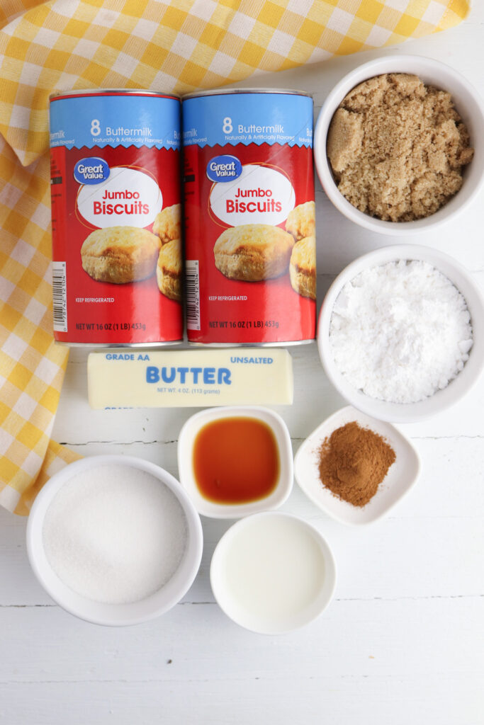 Pull Apart King Cake Ingredients