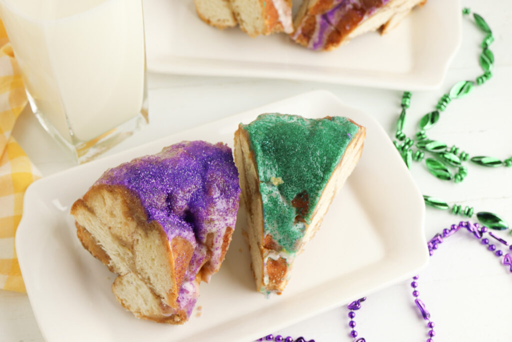 Pull Apart King Cake Slices