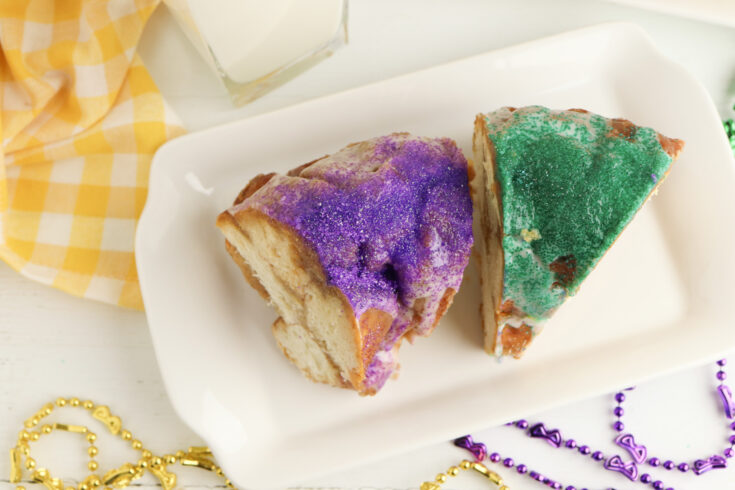 King Cake Recipe Card Image