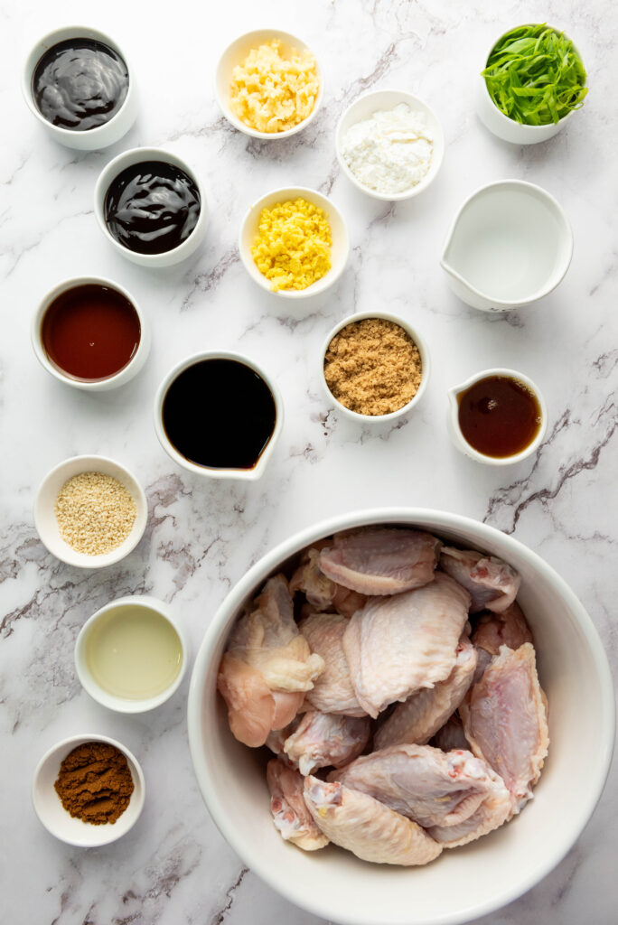 Asian Sticky Wings Ingredients
