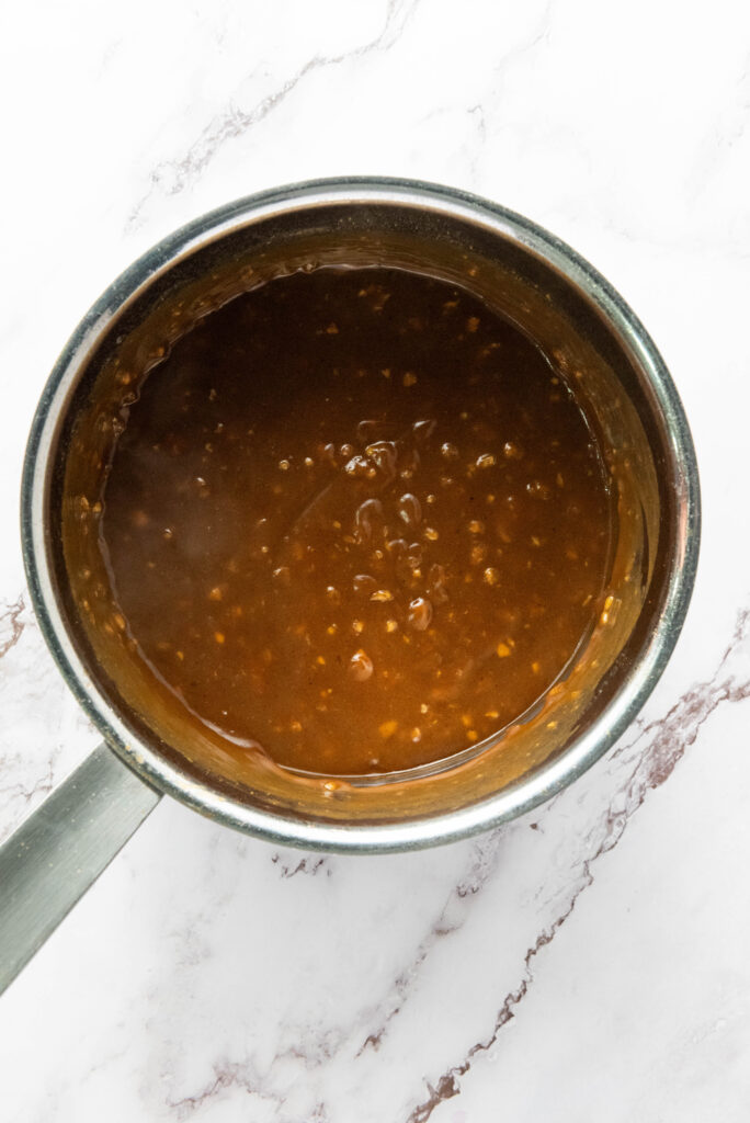 Chicken Wings Sauce in Pan
