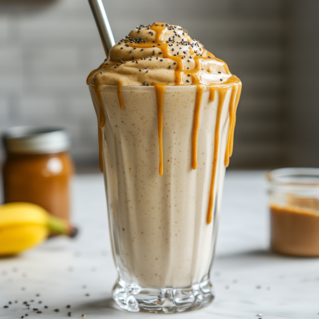 Peanut Butter Banana Milkshake