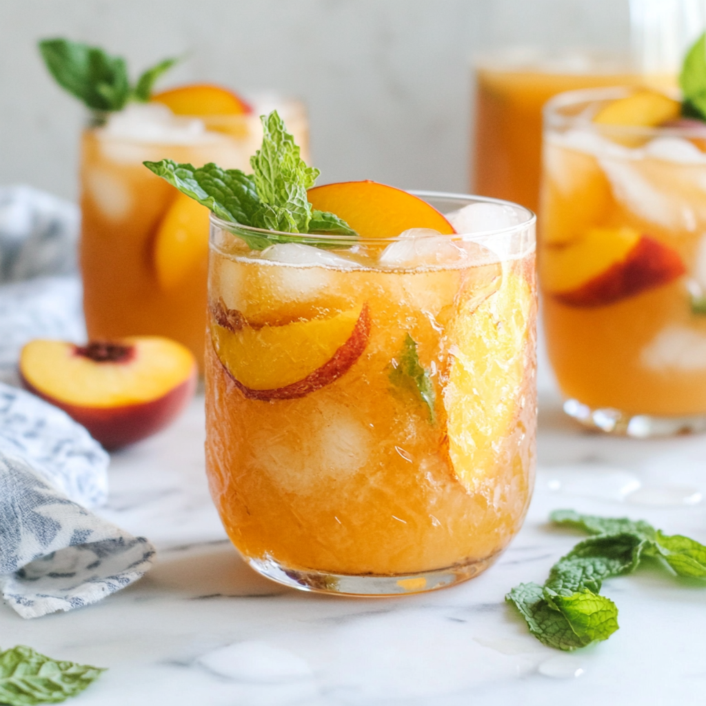 Ginger Peach Sparkler