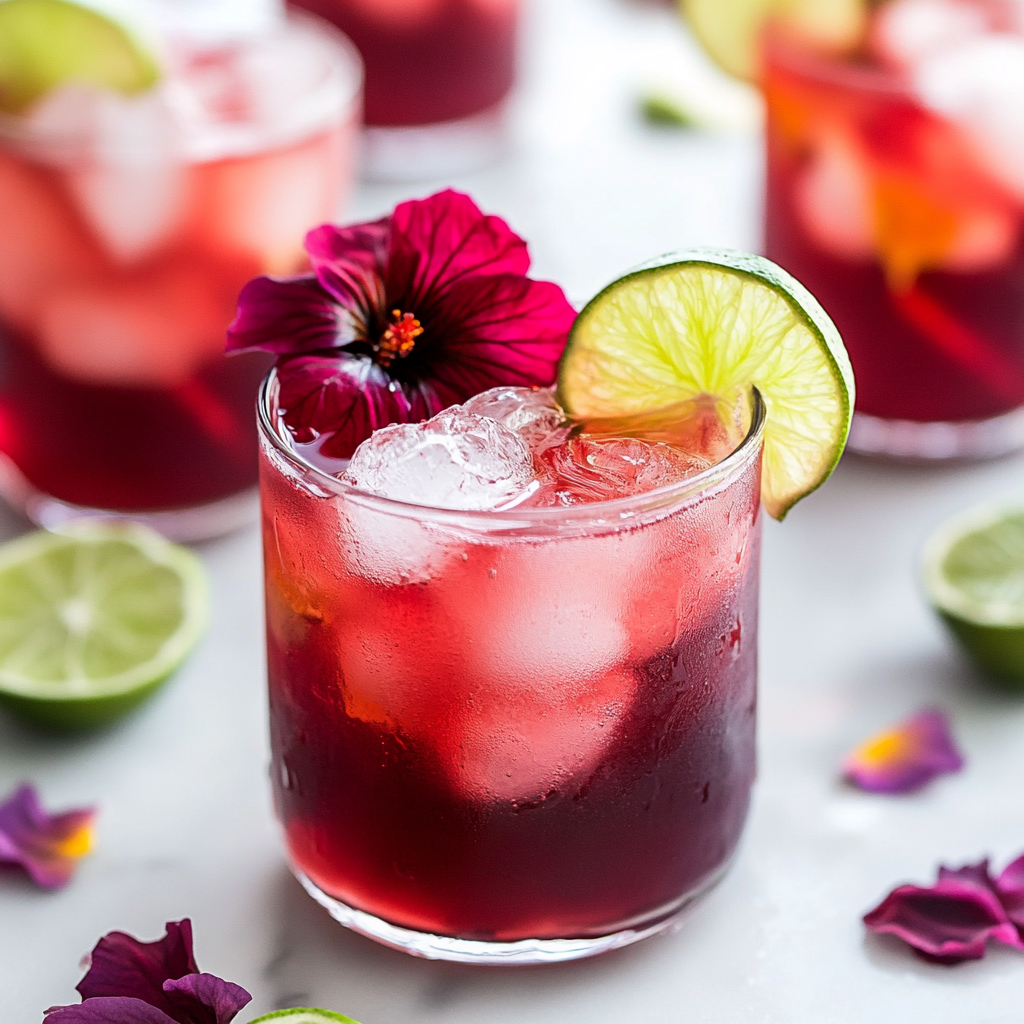 Hibiscus Iced Tea Cooler