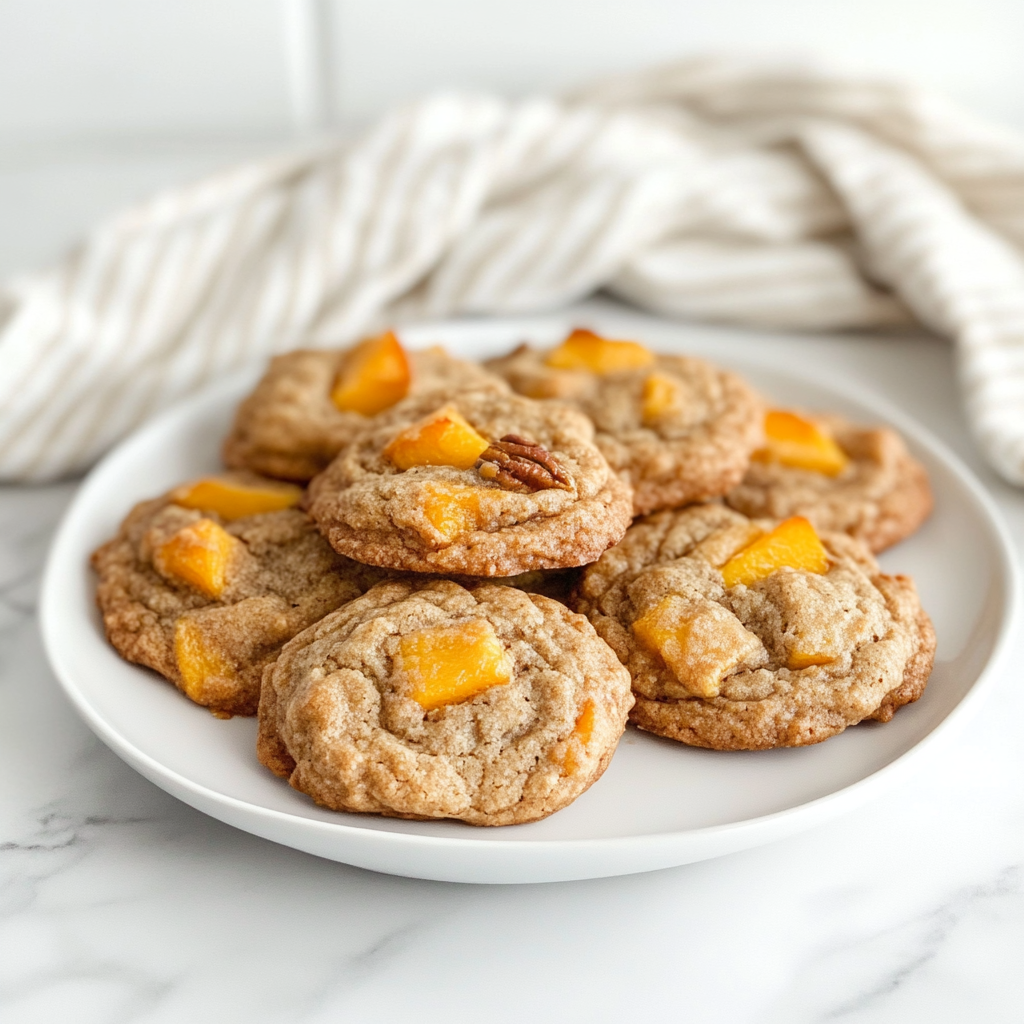 Peach Cobbler Cookies