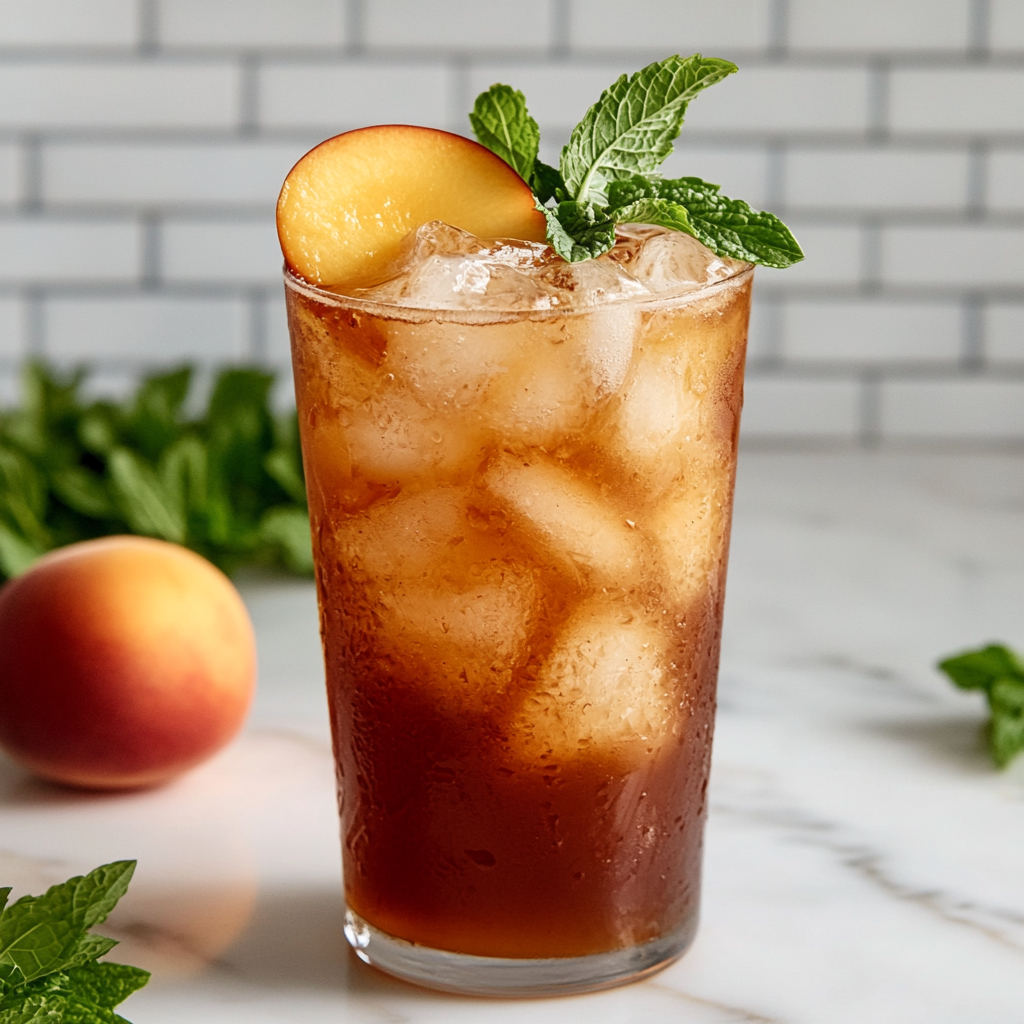 Peach Iced Tea Fizz
