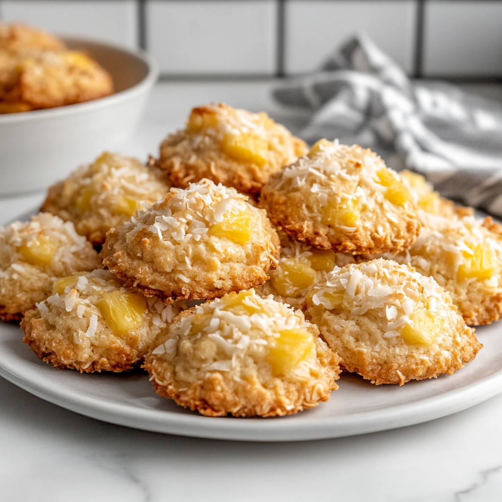 Pineapple Coconut Cookies