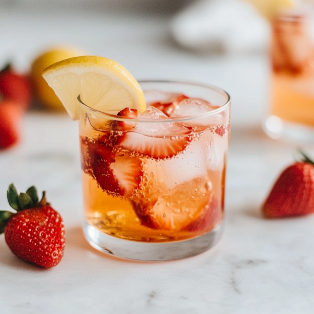 Strawberry Lemonade Spritzer