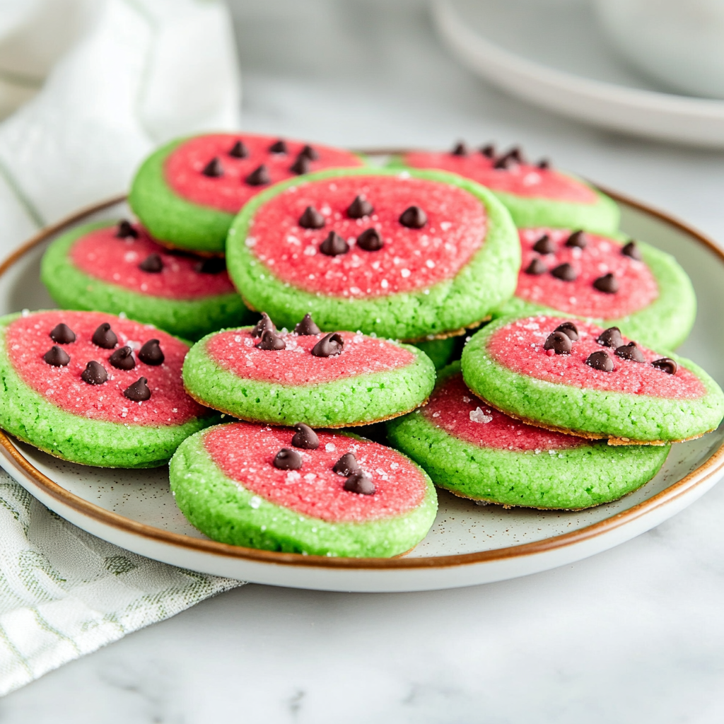 Watermelon Cookies