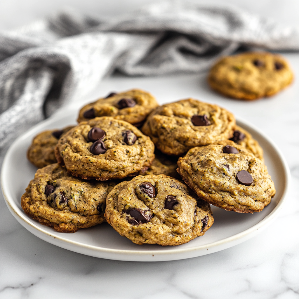 Zucchini Chocolate Chip Cookies