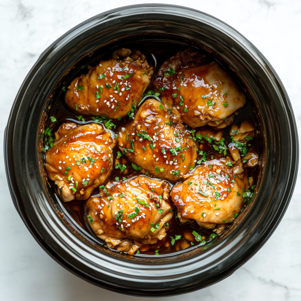 Crockpot Honey Garlic Chicken