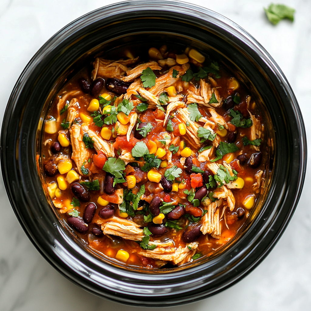 Crockpot Salsa Chicken