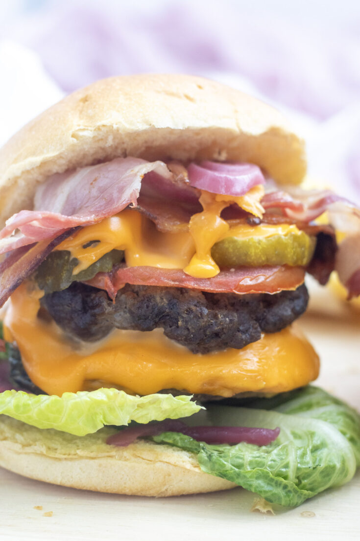 The Ultimate Grilled Cheeseburger: