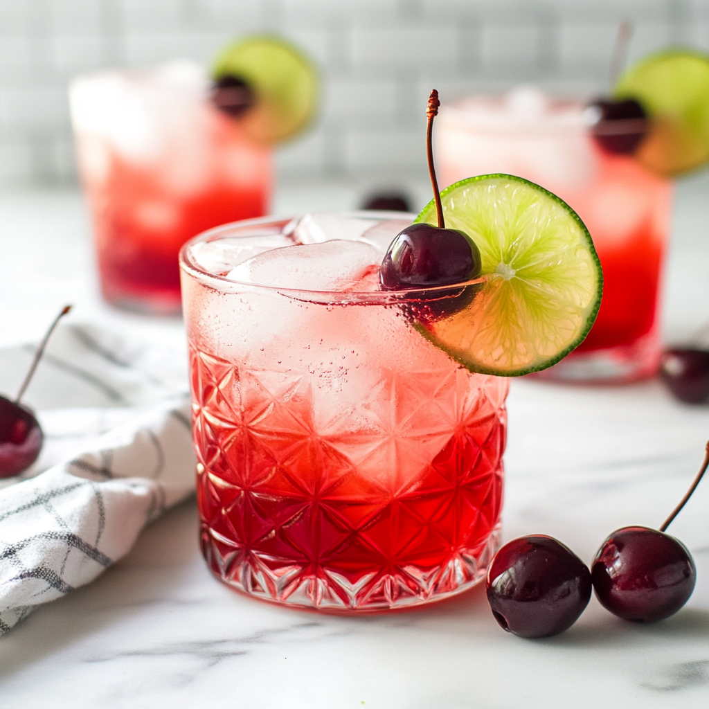 Cherry Vodka Lime Rickey