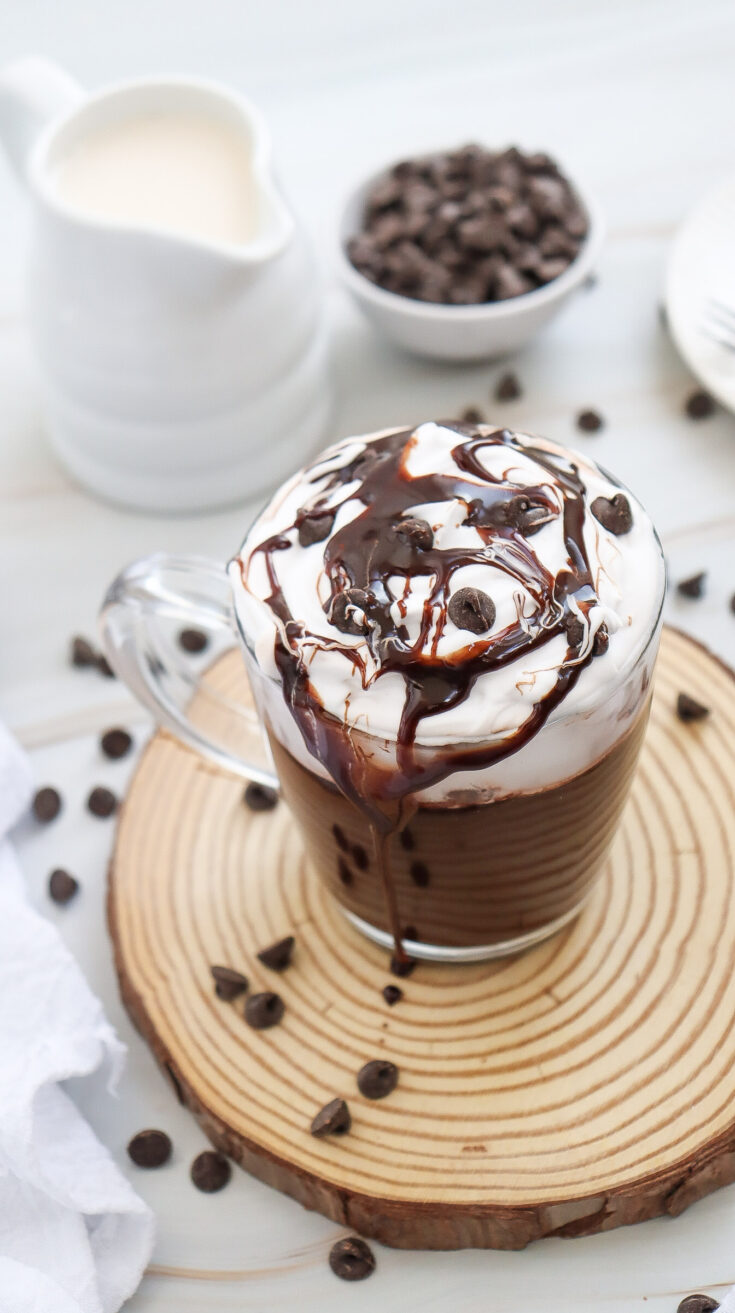 Starbucks Inspired Mocha Hot Chocolate