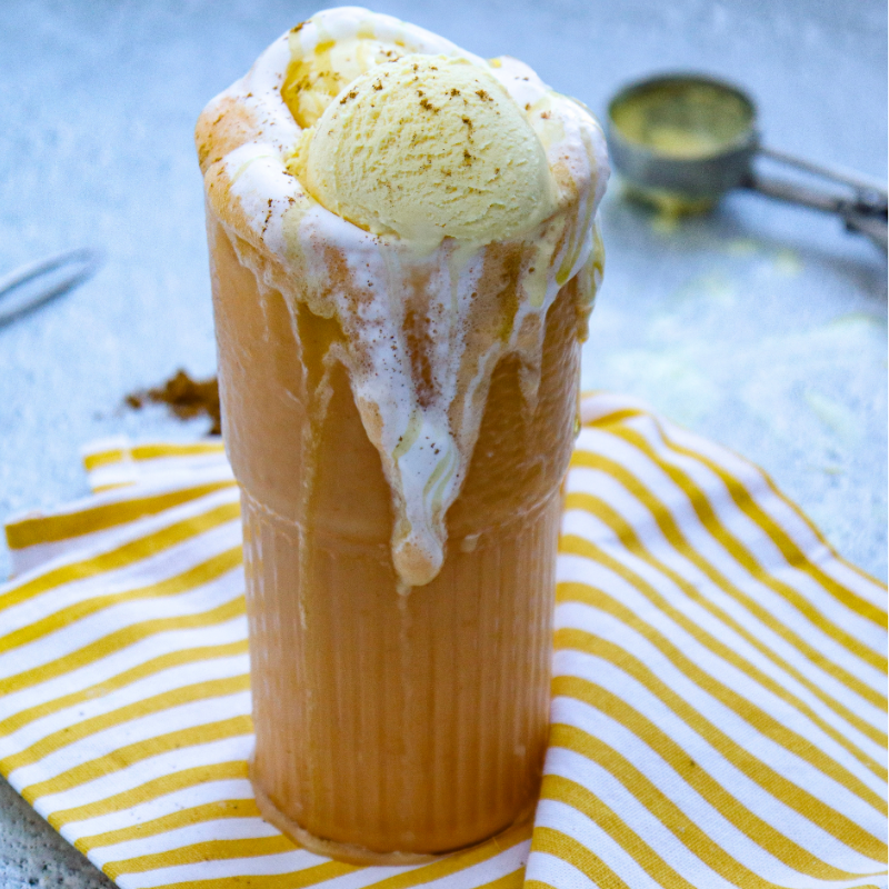 Pumpkin Ice Cream Milkshake