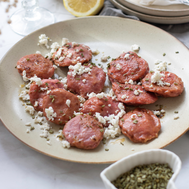 Beet Ravioli with Goat Cheese Filling and Lemon Butter Sauce