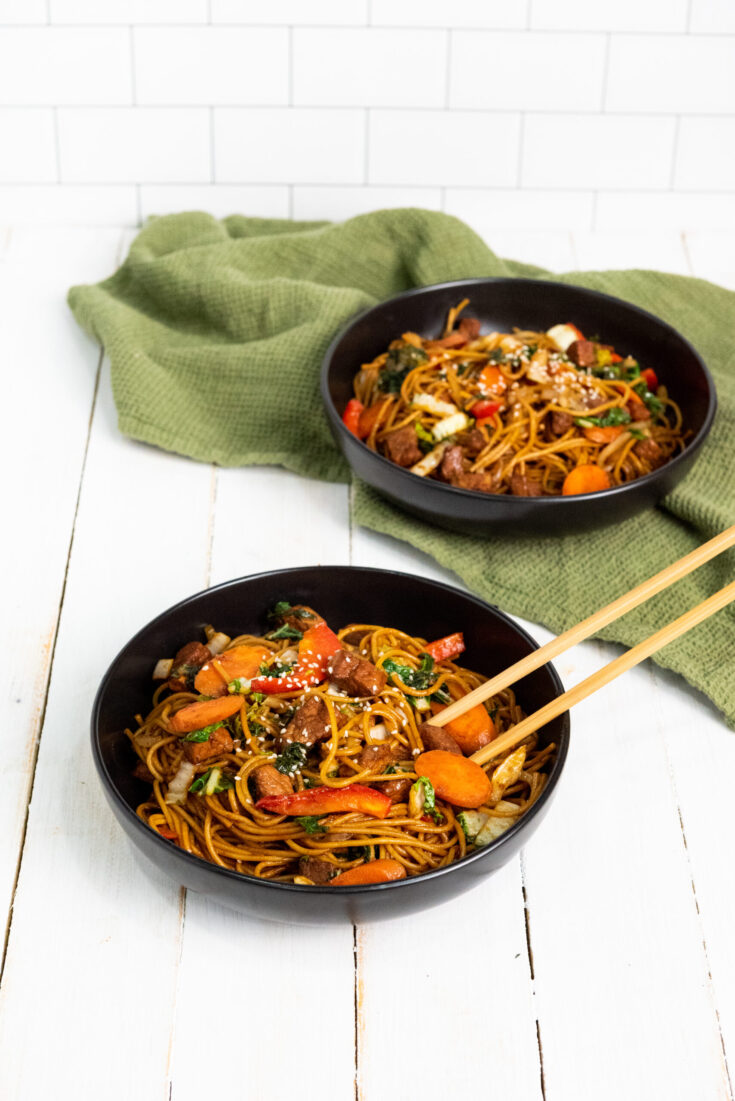 Instant Pot Pork Lo Mein