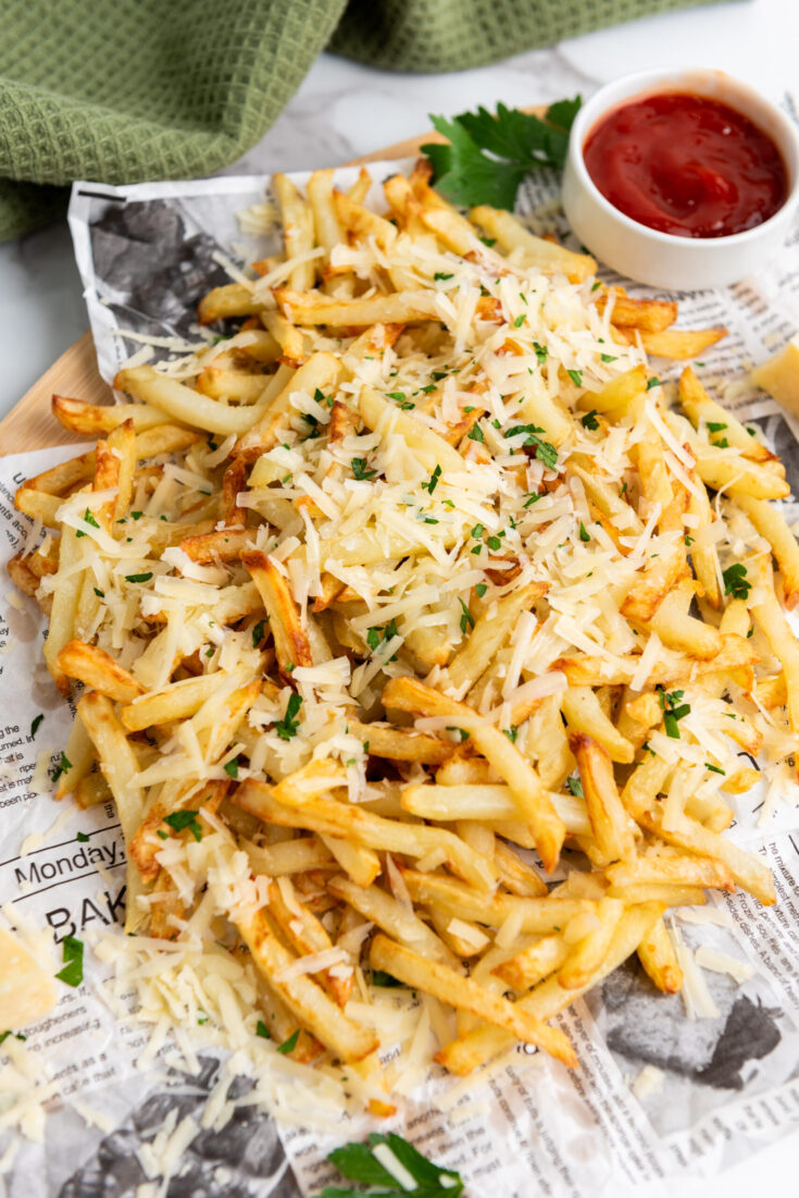 Air Fryer Parmesan Truffle Fries