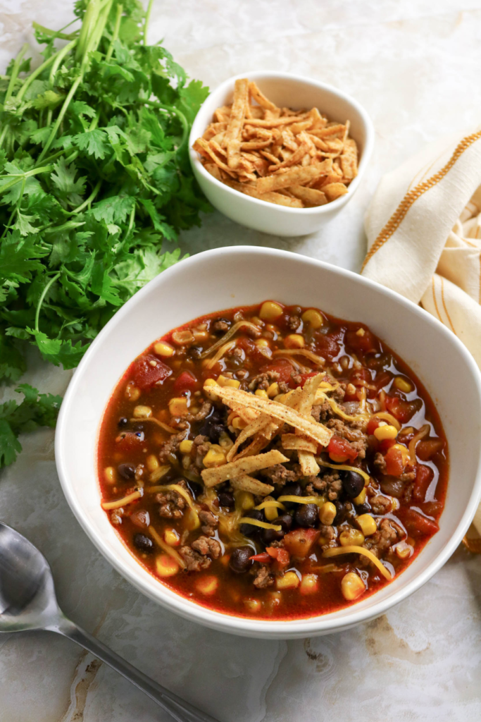 Beef Enchilada Soup