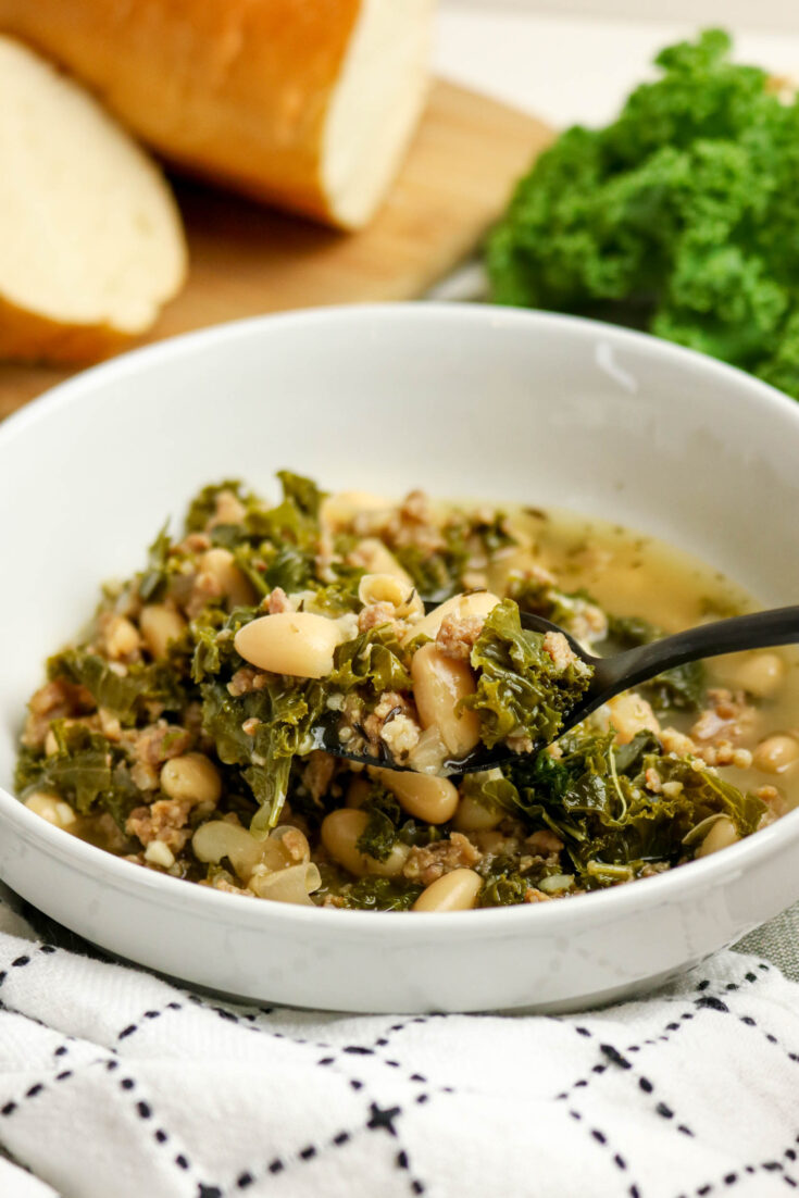 Sausage, Cannellini Bean and Kale Soup